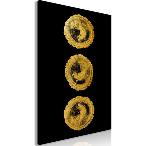 Peinture - Nœuds d'or (1 partie) verticale (1/3)
