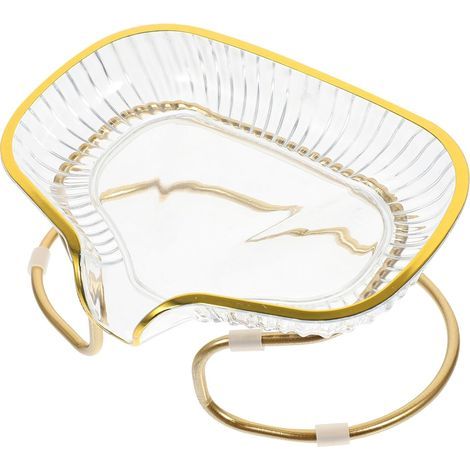 Puerta transparente con drenaje automático, material para baño, soporte de almacenamiento práctico y organizador higiénico (1/5)