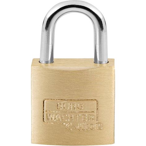 Burg Wächter 2961 Lucchetto 25.00 mm Chiavi diverse Ottone Serratura a chiave (1/4)
