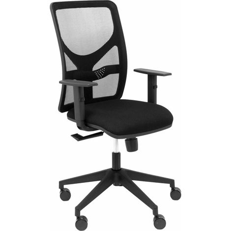 Silla Motilla malla negra asiento bali negro brazo regulable (1/3)