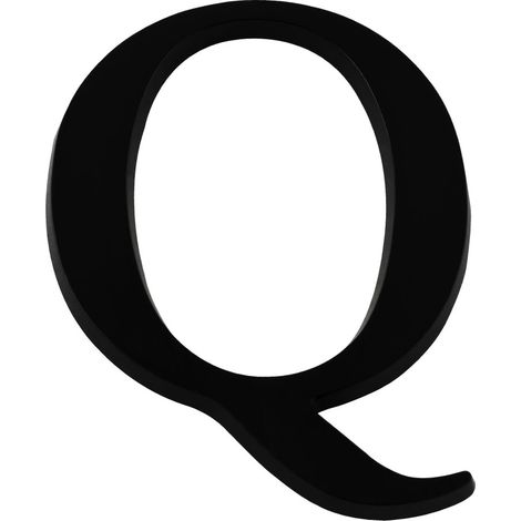 Lettre Q Noire Hauteur 40mm - 4621494 (1/2)