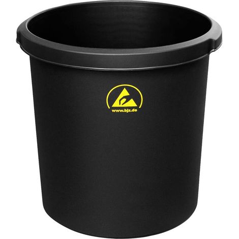 BJZ A-34062 A-34062 ESD Cestino per la carta 18 l (Ø x A) 31 cm x 32 cm Plastica Nero 1 pz.