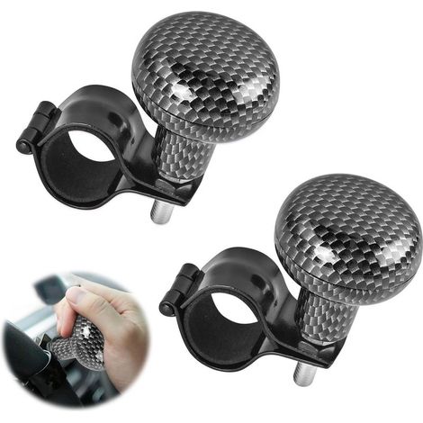 Juego de 2 botones universales para volante - Para coche, camión, tractor, carretilla elevadora, cortacésped, barco (1/5)