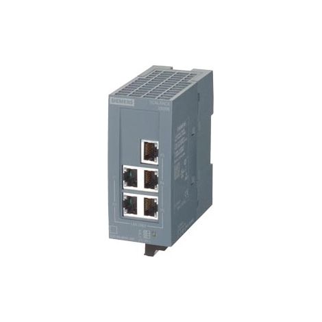 SCALANCE XB005 unmanaged Ethernet Switch 10/100Mbit SIE 6GK50050BA001AB2