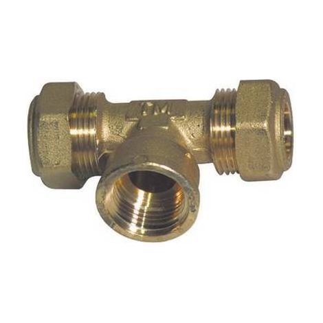 RACCORDO A TEE  O-RING FEMMINA TIEMME GAS Misura: 1/2 x 12