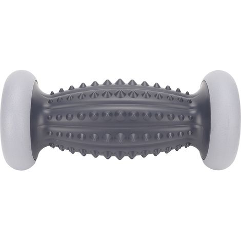 Rouleau de massage des pieds en ABS ergonomique, outil de relaxation profonde pour pieds, poignets et cou, gris/noir (1/5)