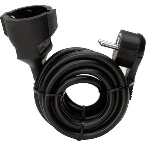 Kopp 143705086 alargador eléctrico 5 metros negro