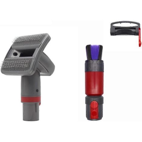 Dog Pet Groom brosse outil avec Dust brosse kit pour V6 V7 V8 V10 V11 V15 G5 aspirateur embouts (1/5)