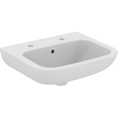 Armitage Shanks Portman 21 Wall Hung Cloakroom Basin with Overflow 500mm Wide - 2 Tap Hole (1/5)