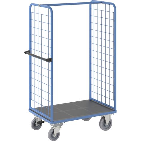eurokraft pro, Chariot à tablettes à panneaux latéraux grillagés