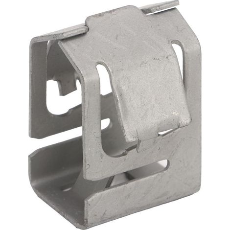 Support de Rail d'Extrémité en Acier à Ressort avec Revêtement Zinc-Aluminium pour Panneaux Solaires, Lot de 10 Pièces pour Installation (1/5)