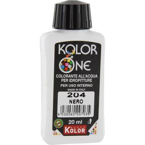 12 x COLORANTE KOLOR ONE 20 ML NERO 204