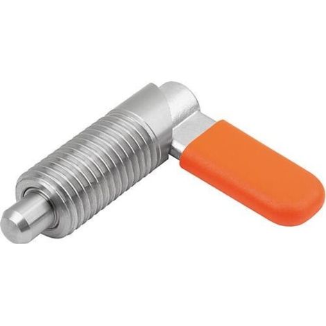 KIPP Sperrriegel M16 D=6 Edelstahl blank Form C mit Gewindehülse Kappe (1/3)