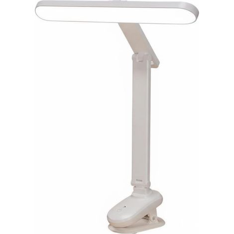 Verstellbare, flimmerfreie LED-Klemmleuchte zum Lesen, Augenschutz, faltbare Schreibtischlampe für Schüler und Schlafzimmer, zum Einstecken (1/4)