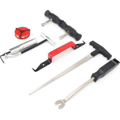 Jeffergarden Ensemble d'outils professionnels de démontage de pare-brise pour outils de démontage de pare-brise d'automobile-DOU