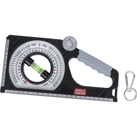 Instrument de mesure de pente, rapporteur d'angle, magnétique, multifonctionnel, professionnel, pour le travail du bois