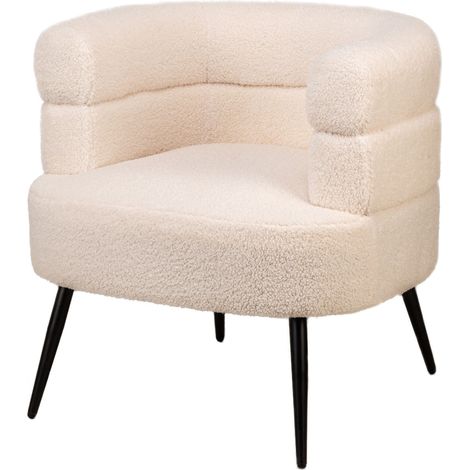 Nordlys - Fauteuil de Salon Scandinave Design Pieds Metal (1/5)