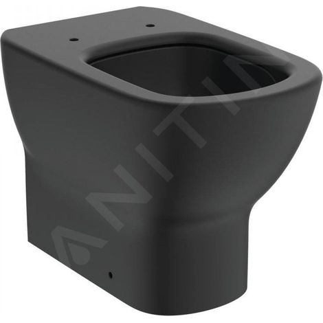 Ideal Standard Tesi - WC à poser, évacuation basse, AquaBlade, noir T0077V3 (1/5)