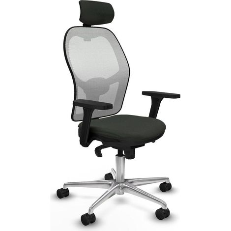 Piqueras y Crespo Sedia da Ufficio Ergonomica Nera