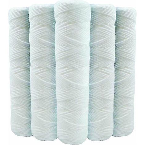 Lot De 5 Cartouches Filtrantes Filtrantes Anti Sédiments 9 Pouces 3/4 - 5 Microns Compatible Avec Filtres 10 Pouces Fabriqué En France-kryc (1/3)