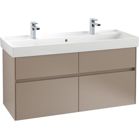 Meuble vasque COLLARO 1154 x 546 x 444 mm, blanc brillant (1/5)