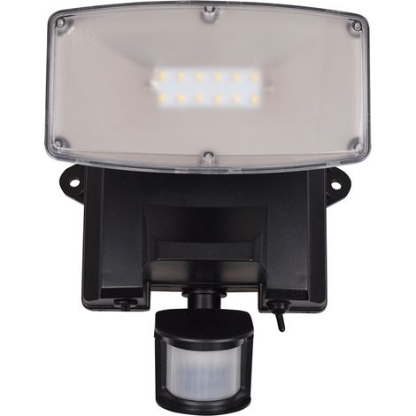 Projecteur solaire LED noir 480 lm blanc chaud détection de mouvements TORRES LUXFORM