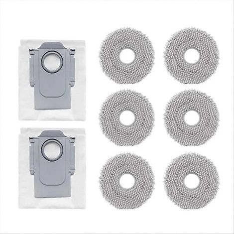 Sacs à poussière pour Roborock Q Revo, Qrevo Master, Qrevo MaxV, Qrevo Pro, Qrevo S, pièces détachées, chiffons, lingettes de nettoyage (1/5)