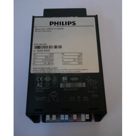 Ballast électronique pour 1 lampe à decharge CDO 50W programmable HID-DynaVision Xtreme Philips (1/3)