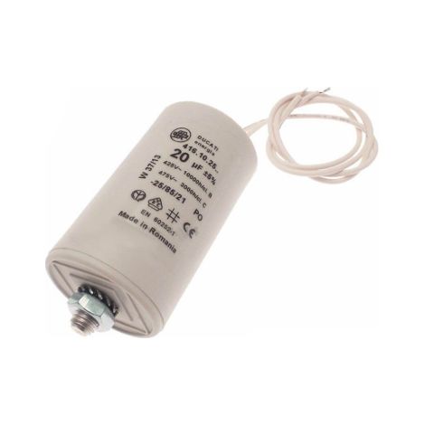 CAME 119RIR278 Condensatore 20 Uf Con Cavi e Codolo Per BX 78 800KG Ricambio