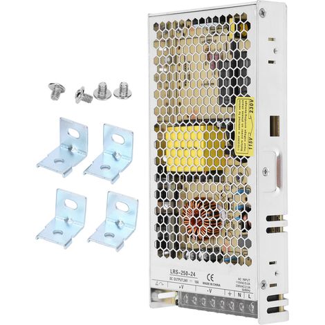 Alimentation BERM transformateur de commutation 250W AC-DC LRS-250-24, 4763Hz, 24V, pièces détachées driver