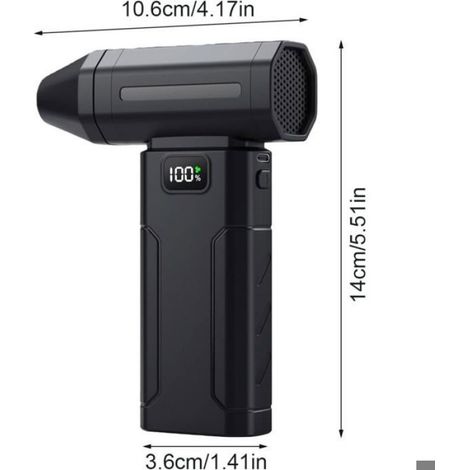 Souffleur Anti-Poussière sans Fil 6000mAh Ventilateur de Dépoussiérage pour Nettoyage et Entretien des Surfaces (1/5)