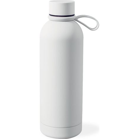 PURO Borraccia Bottiglia Termica In Acciaio Doppio Strato Bianco 500 ml