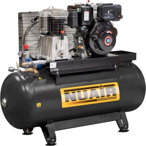 Compresseur d'air thermique diesel 11 CV 500 litres NUAIR (1/2)