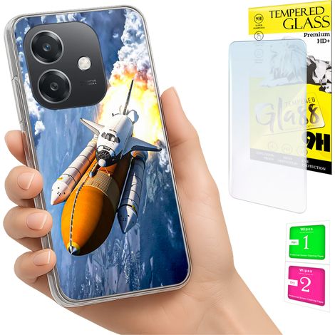 Funda para Oppo A40 / A40m / A60 5G con cubierta para foto y tapa trasera de cristal 9H. (1/5)