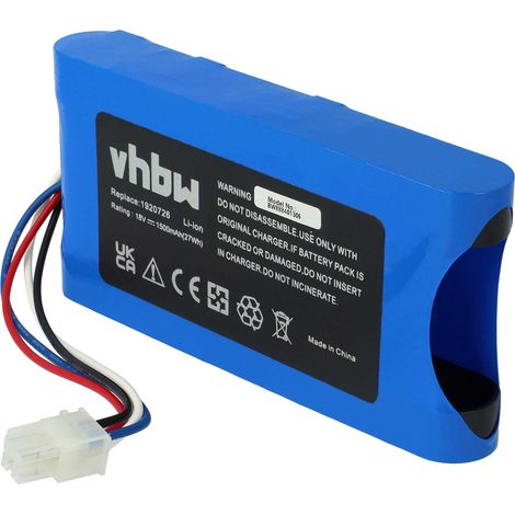vhbw batteria compatibile con Yard Force Compact 400Ri, 280R rasaerba 1500mAh 18V Li-Ion