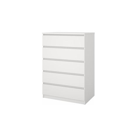 KIT CASSETTIERA NAIA 5 CASS 77X50X111CM BIANCO