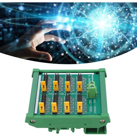 Carte de résistances CMS programmables et ajustables de 0 à 9999999,9 Ω avec moteur pas à pas de 0,1 Ω, compatible avec Arduino, UNO, MEGA et automates programmables avec rails. (1/5)