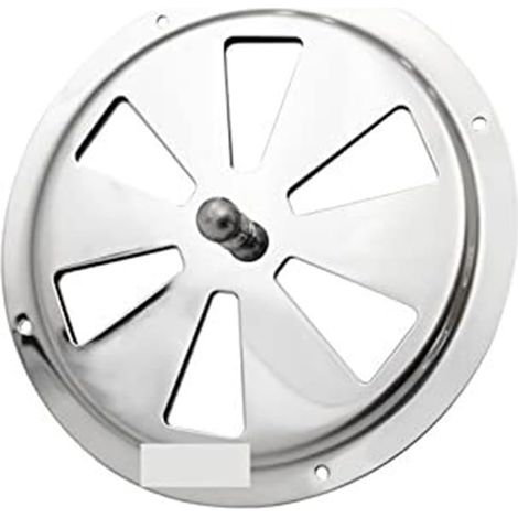 Persiennes de Ventilation Rondes en Acier Inoxydable 304 6 Pouces avec poignée Centrale for Usage Marin (1/5)