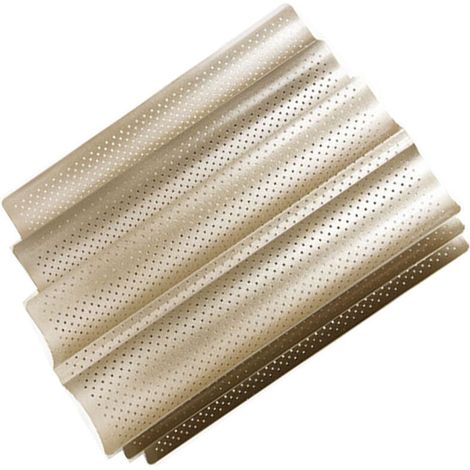 Moule à Pain Perforé Antiadhésif pour Cuisson de Baguette et Toast - Ustensile de Cuisson pour Four (1/5)