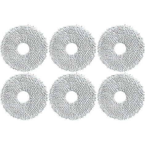 10 almohadillas de repuesto para mopa Dreame L10s Ultra, L10 Ultra, L10 Prime, L20 Ultra, X40 Ultra, repuestos lavables de microfibra para aspiradora robot. (1/4)