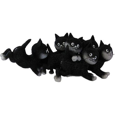 Statuette La Récrée - Les chats par Dubout