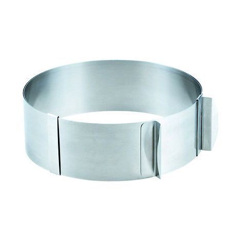 Anello regolabile torte acciaio Inox Eva