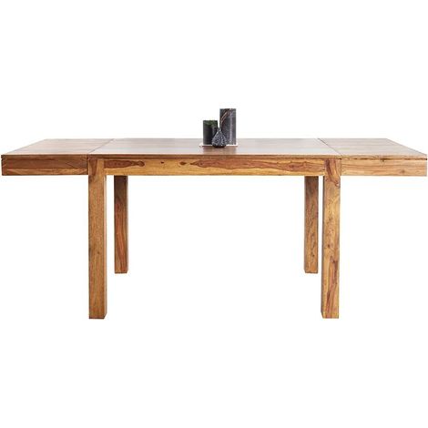 Esstisch ausziehbar 120 - 200 cm Sheesham Holz Massiv wohnlich Esszimmertisch (1/3)