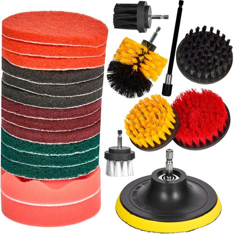 Juego de cepillos para taladro - 22 piezas KD10997 (1/5)