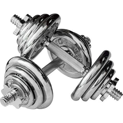 Par De Mancuernas Modulares Tot 20 Kg Pesas Gimnasio Fitness Musculación - (1/2)