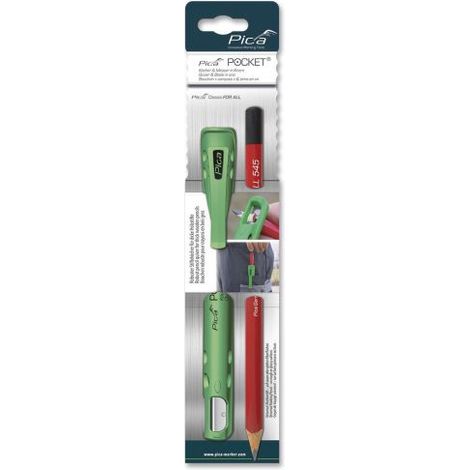 PICA 505/01 CONJUNTO FUNDA PICA POCKET + LÁPIZ PICA CLASSIC CARPINTERO DE 240 MM TIPO Universal