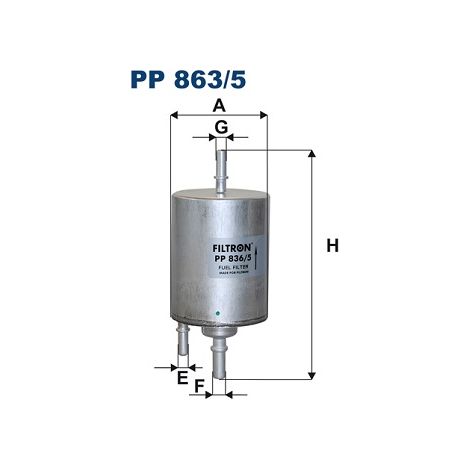 Kraftstofffilter PP836/5 Filtron