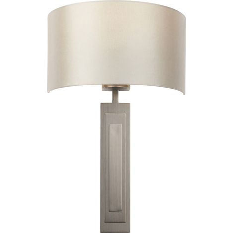 Merano Olbia Applique Plaque Bronze Brossé & Tissu Satin Vison (1/5)
