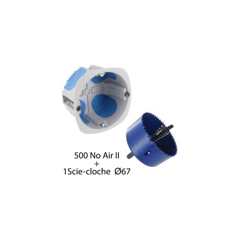 BLM - 675400 - Lot de 500 boîtes NO AIR II Ø67 P40 + scie cloche