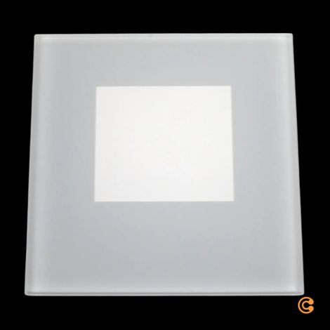 [NEUWERTIG] B-Ware Deko Light Abdeckung Glasabdeckung Glas Abdeckung Alwaid 930860 Weißaluminium